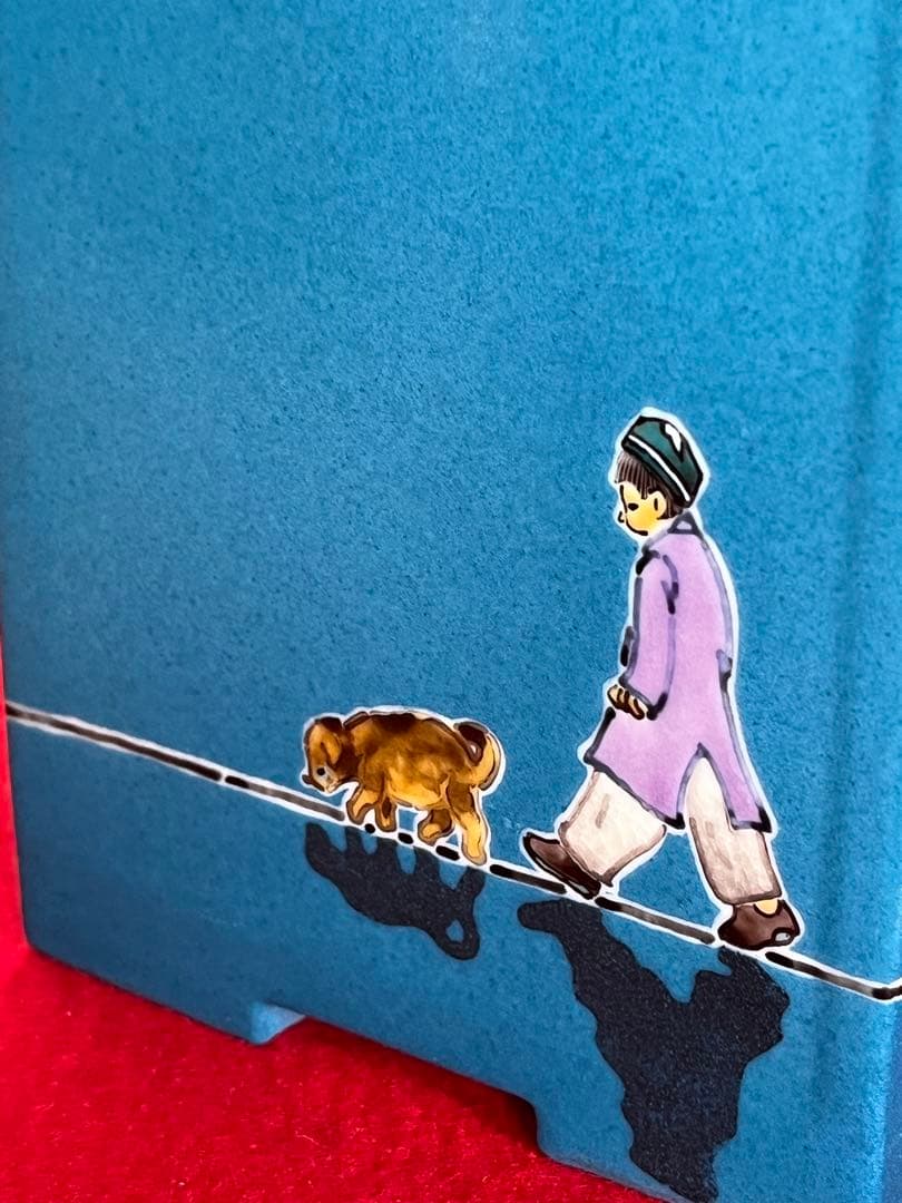 武腰一憲 サマルカンドブルー 香炉 『色絵 遠い日 香器 静夜』 K375