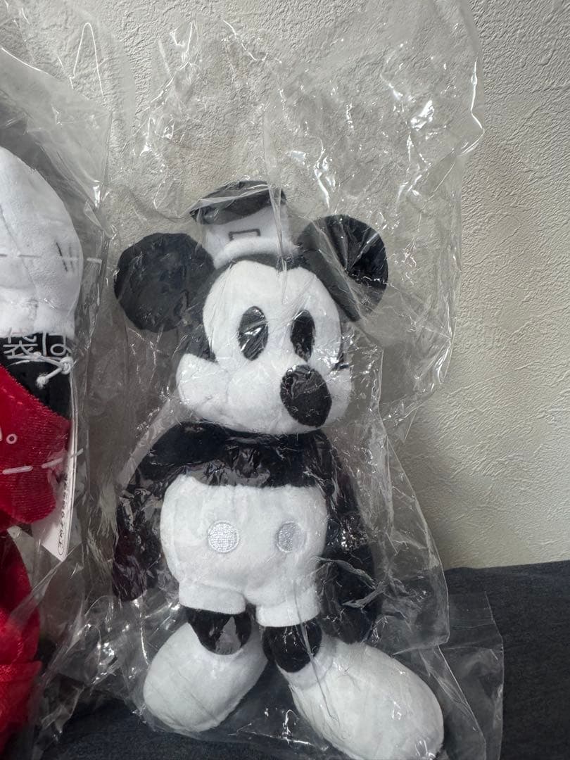 Disney100 ぬいぐるみS　ミッキー　蒸気船ウィリー　セット　未開封