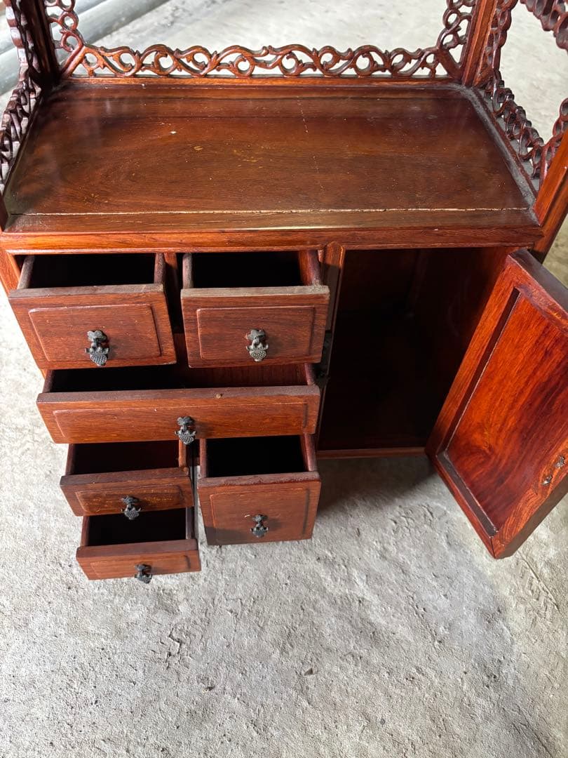 木製アンティーク家具 引き出し付き