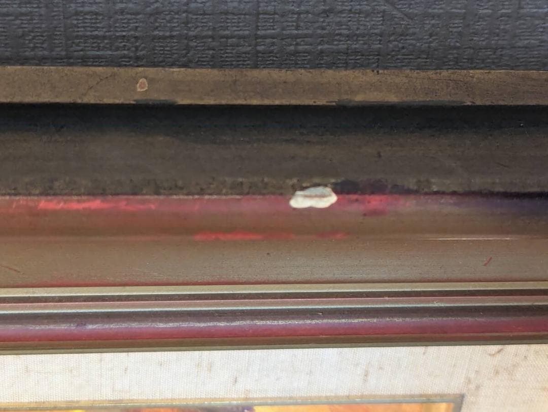 【真作】絵画　油彩3号　葡萄の静物画　鮮やかな色彩　豊かな筆致　V182