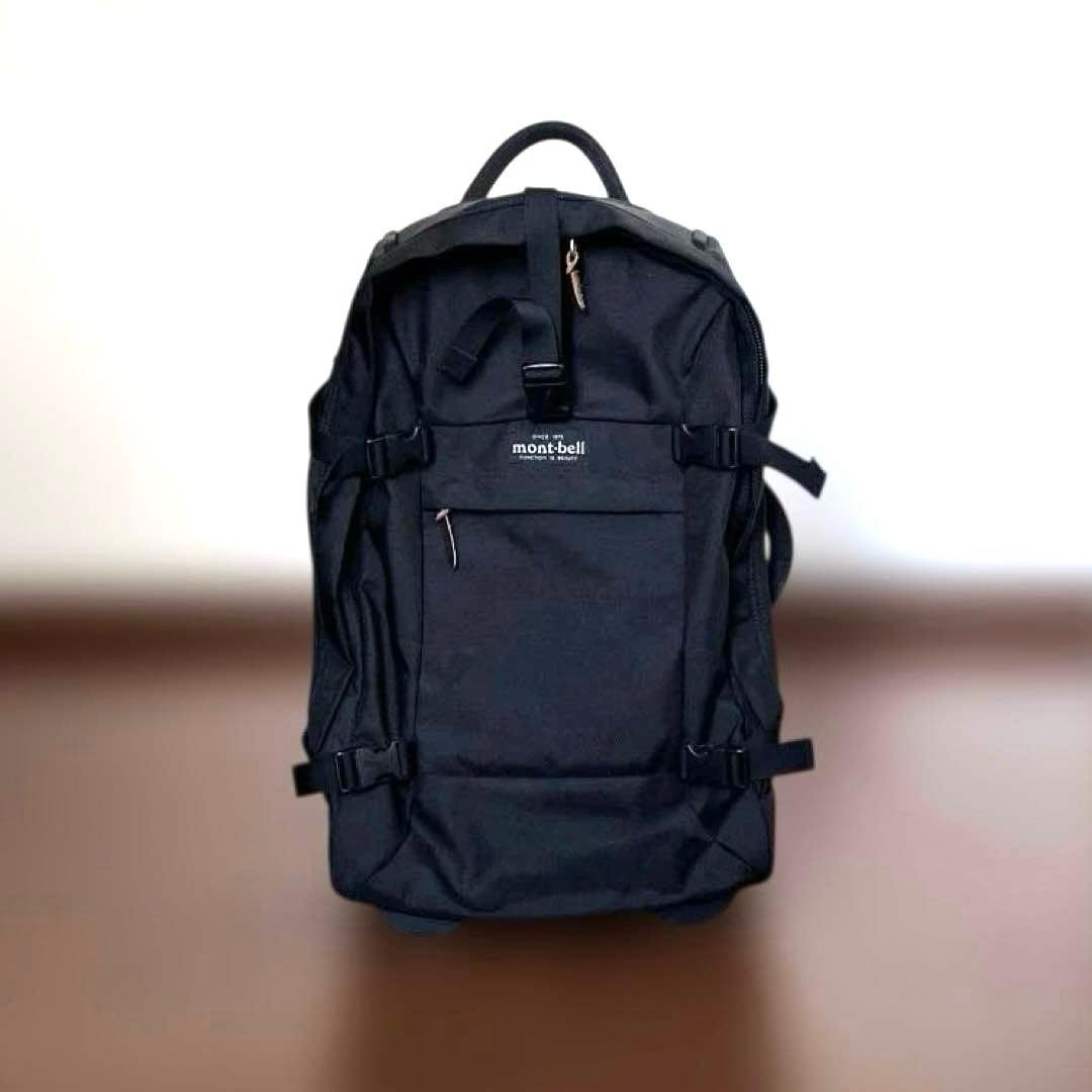 モンベル 3ウェイキャリーボストンバッグリュック ウエストポーチ 出張旅行 黒
