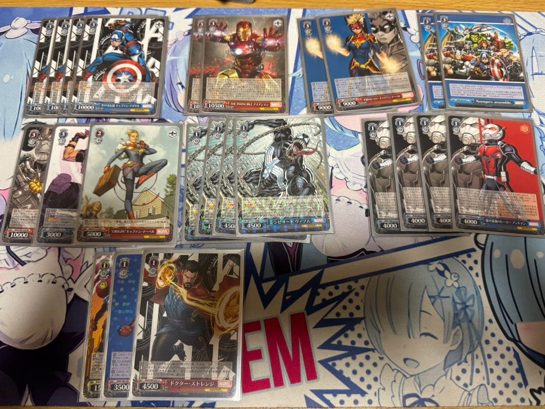 ヴァイスシュヴァルツ　MARVELデッキ　調整パーツ付き