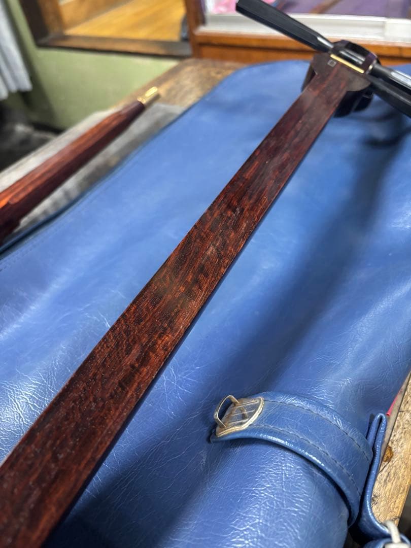 1.5寸短 金細二本溝子持ち綾杉胴 民謡三味線