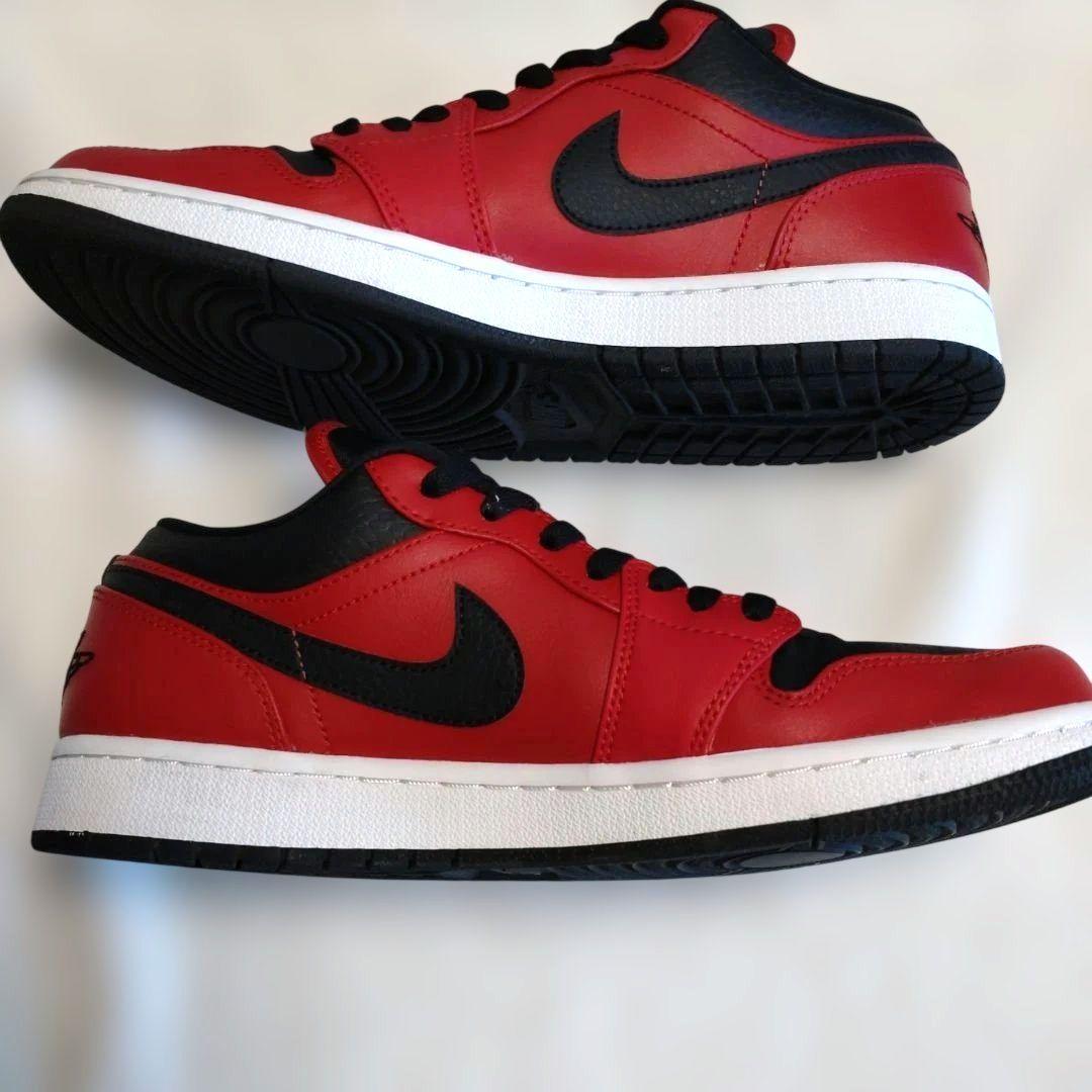 シューズ(男性用) AIR JORDAN 1LOW GYM RED 27cm
