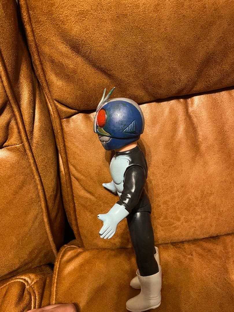 旧バンダイ　仮面ライダー　ソフビ ブルーマスク