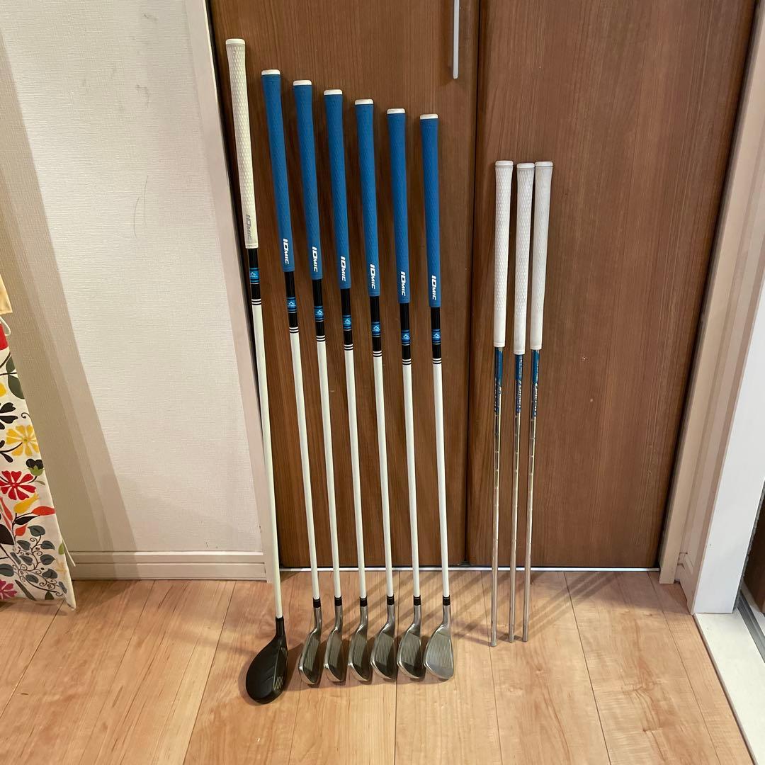 ジュニア仕様SiM2MAXアイアンセットUT.ウェッジシャフトセット美品希少