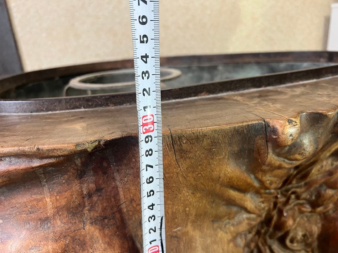 木製オーバル型火鉢 約80cm