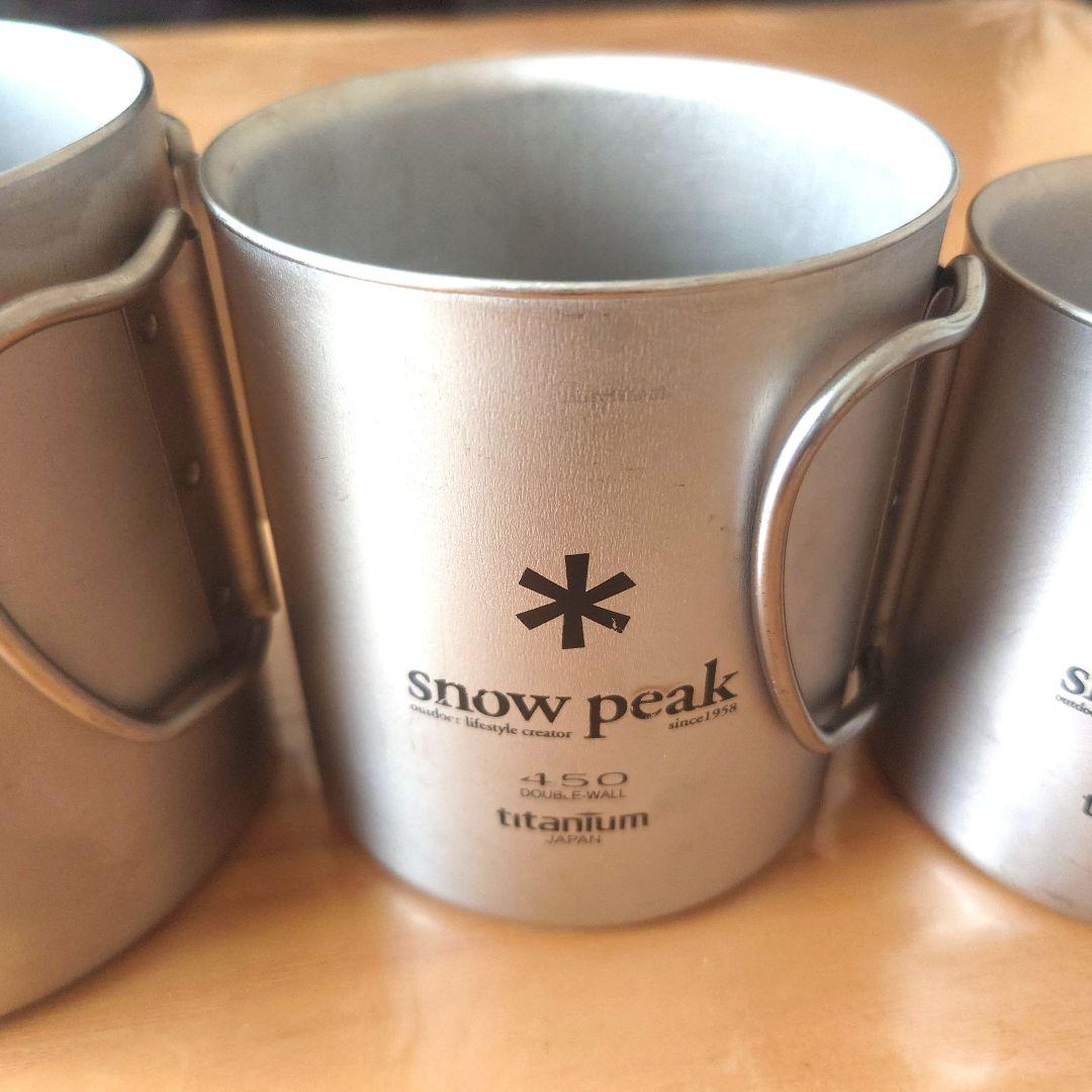 スノーピーク チタンダブルマグ 600 450 300 220