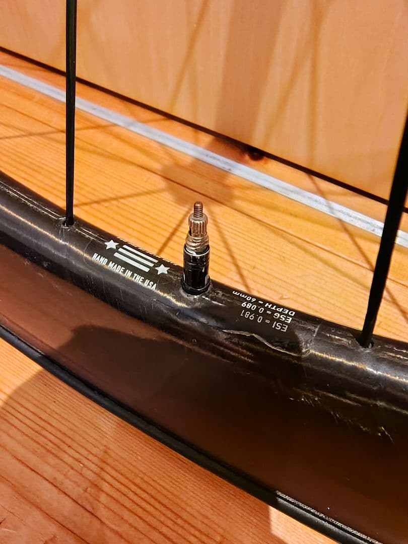 【にんじん】ロードバイクホイール　前60mm 後70mm