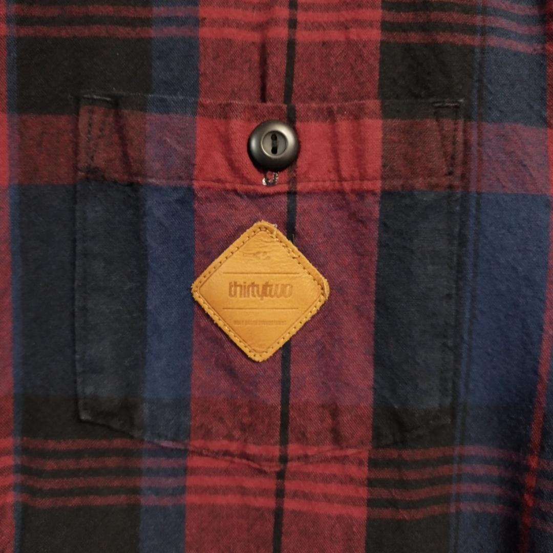 thirtytwo　サーティツー　Ｌ　スキーウエア　チェック　ジャケット　匿名