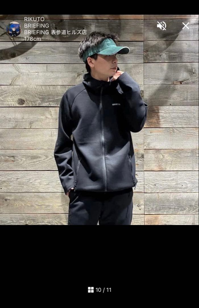 メンズウェア BRIEFING MEN'S WARM 3D LOGO PARKA