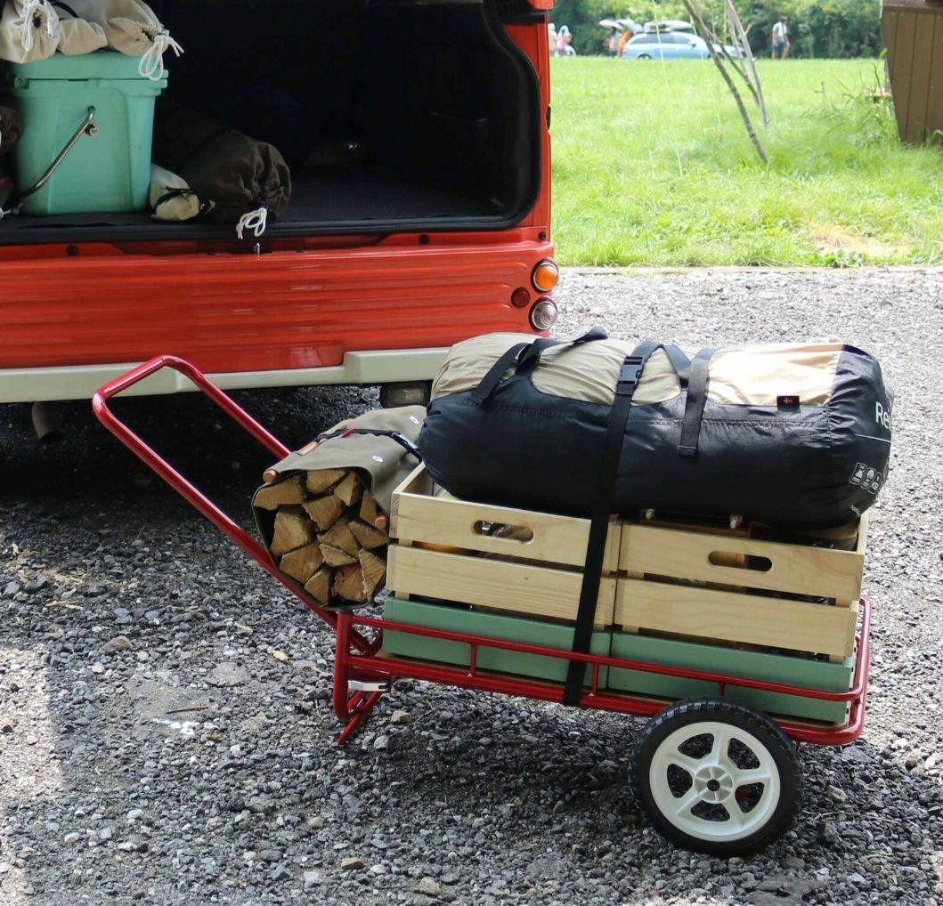 ハングアウトNGM-7240RD キャンプキャリーワゴン 台車 HangOut