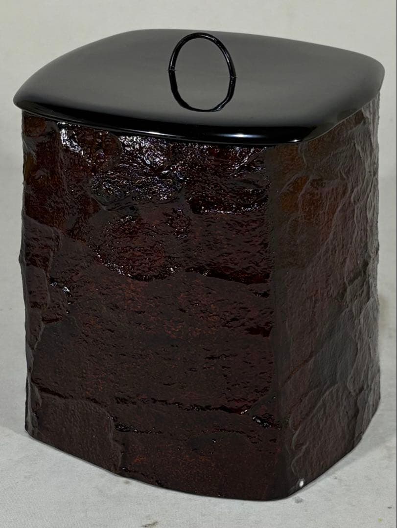 輪島塗　慶塚作　欅皮　水指　美品　共箱　茶道具　送料込