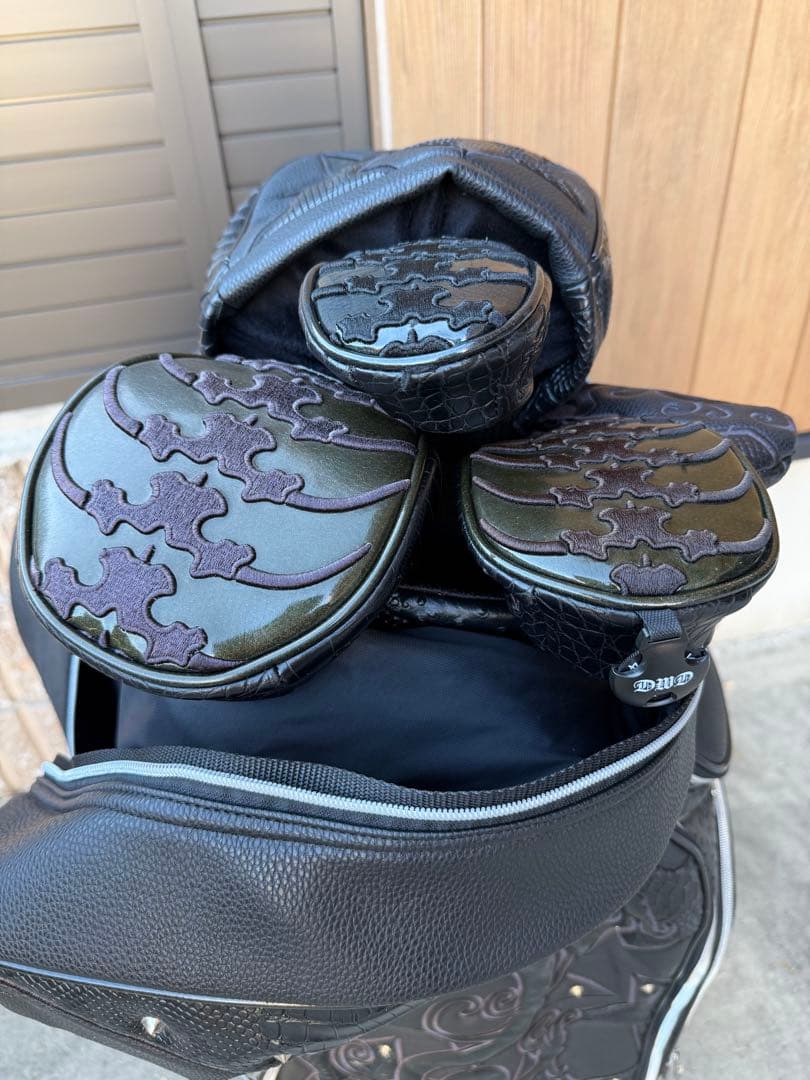 Dance with Dragon キャディバッグ 黒 ゴルフバッグ