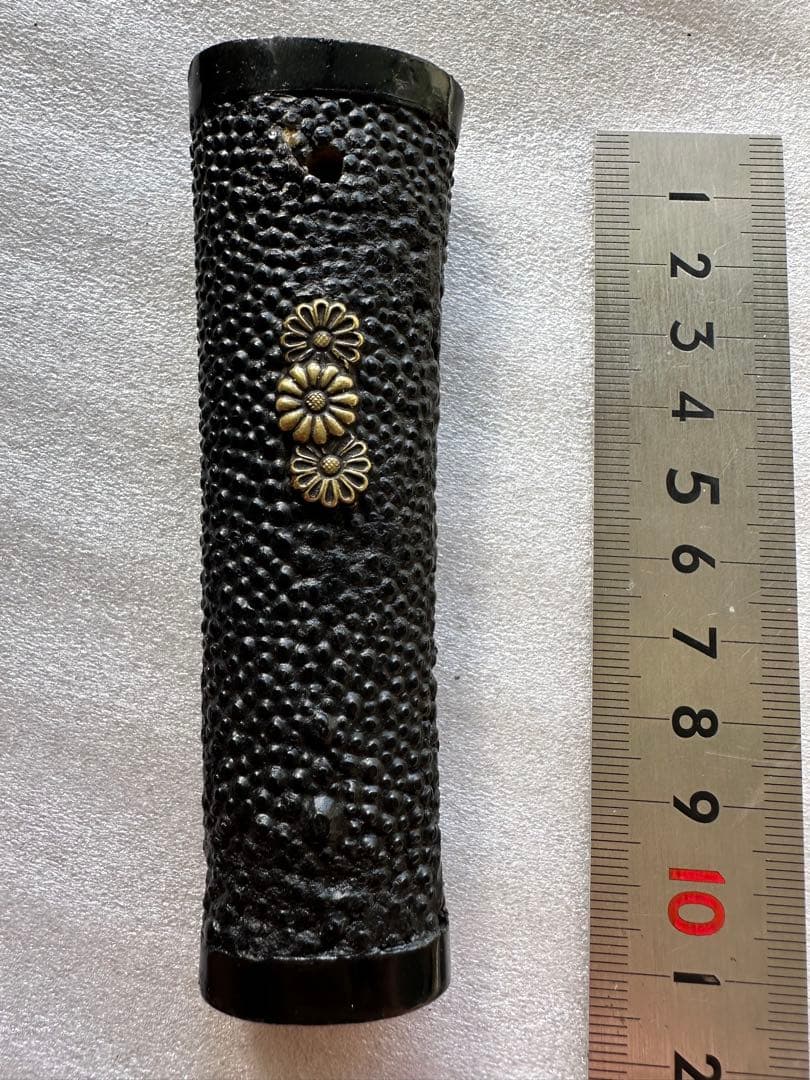 刀装具　残欠刃引合法カット品 鉄製刃 時代 武具　 古美術　現状品