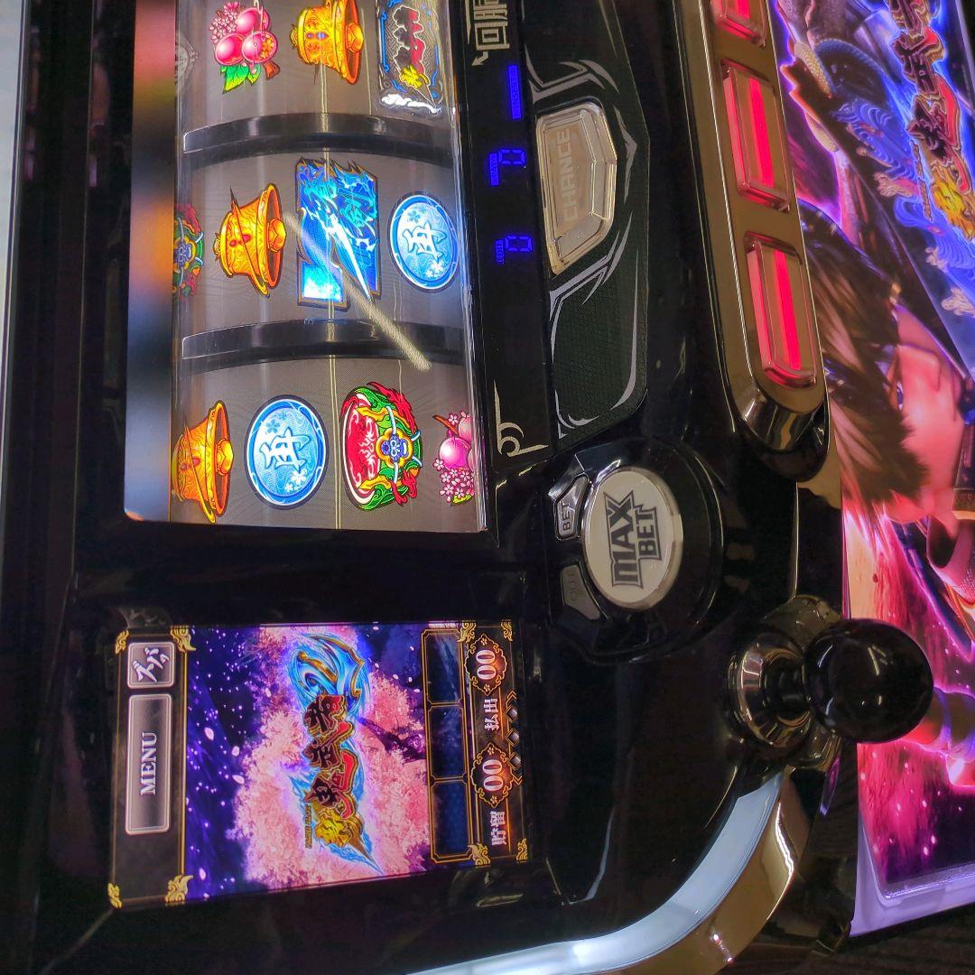 パチスロ実機　新鬼武者２　不要機付　送料無料