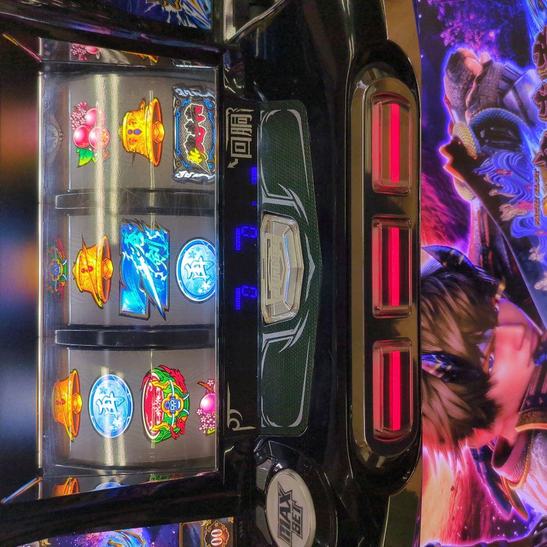 パチスロ実機　新鬼武者２　不要機付　送料無料