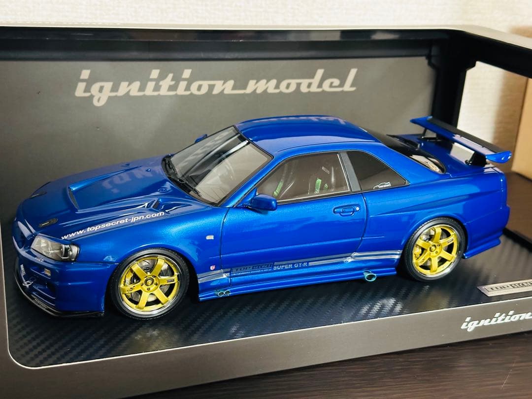 イグニッションモデル TOP SECRET BNR34 1/18