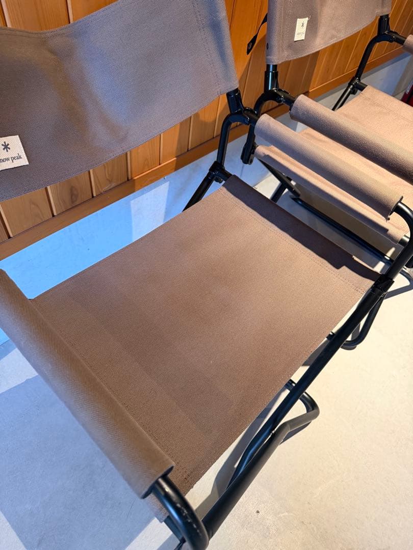 スノーピーク FDチェアワイド グレー　2脚セット　peak