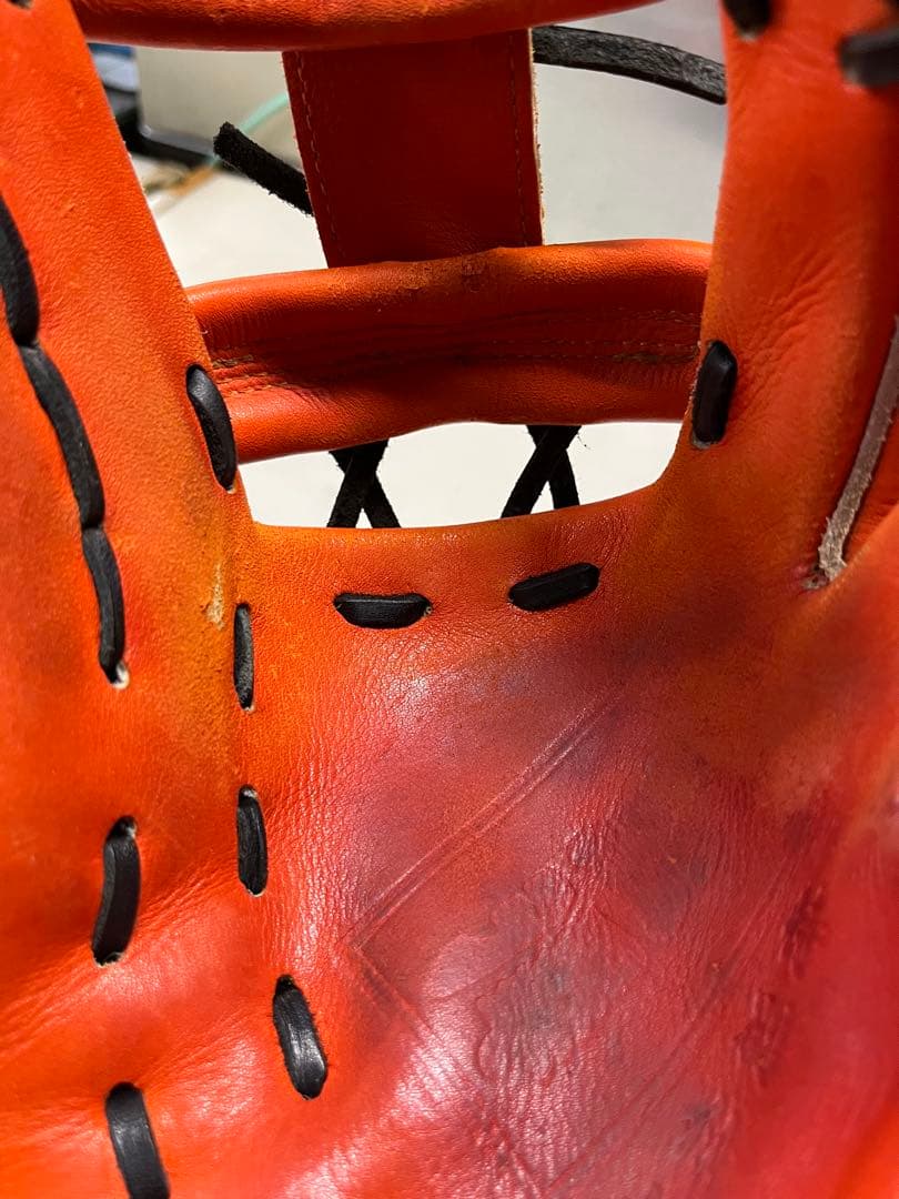 タマザワ　玉澤　軟式　グローブ　内野手　右投げ　オレンジ