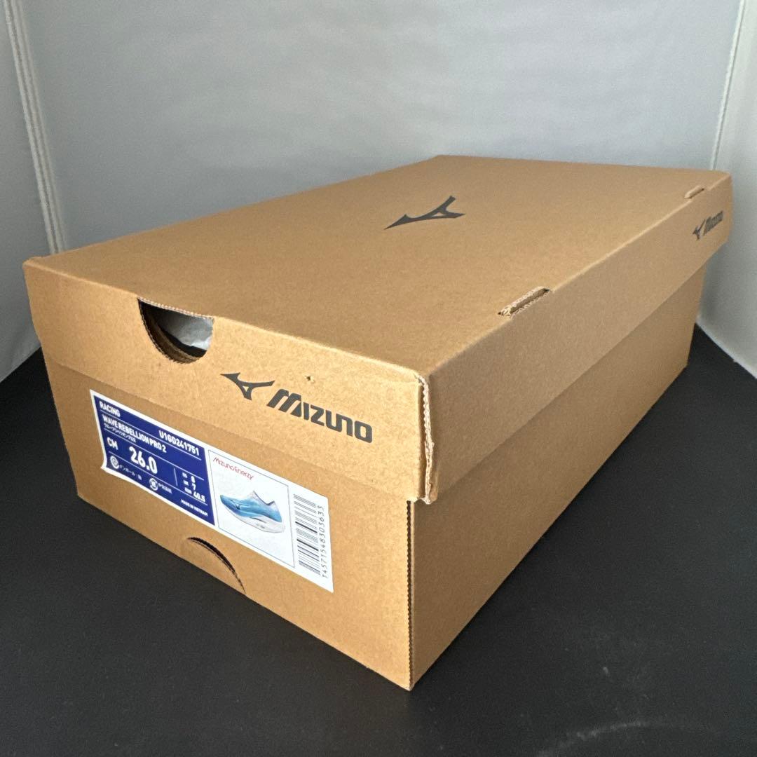未使用【26.0cm】ミズノ ウェーブ リベリオン プロ2 （ブルー）