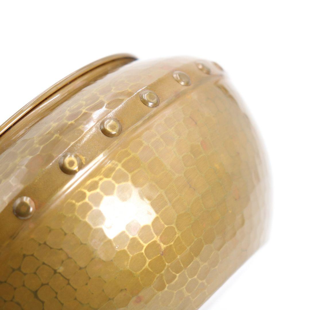 金谷浄雲作 鵬雲斎好み 擂茶建水 鎚目 茶こぼし 共箱 茶道具　V18