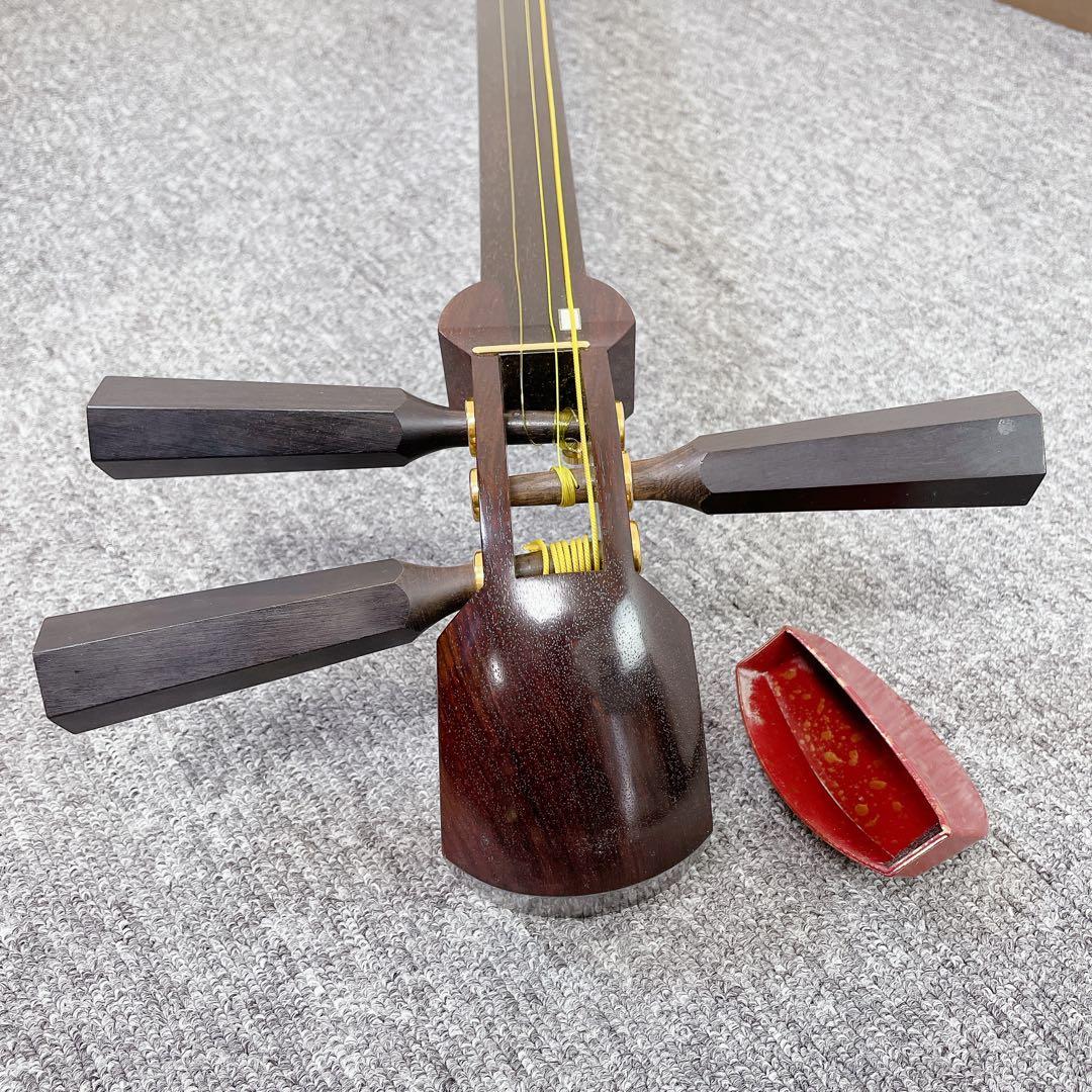 津軽三味線 K8 太棹 東さわり 紅木 子持ち綾杉胴