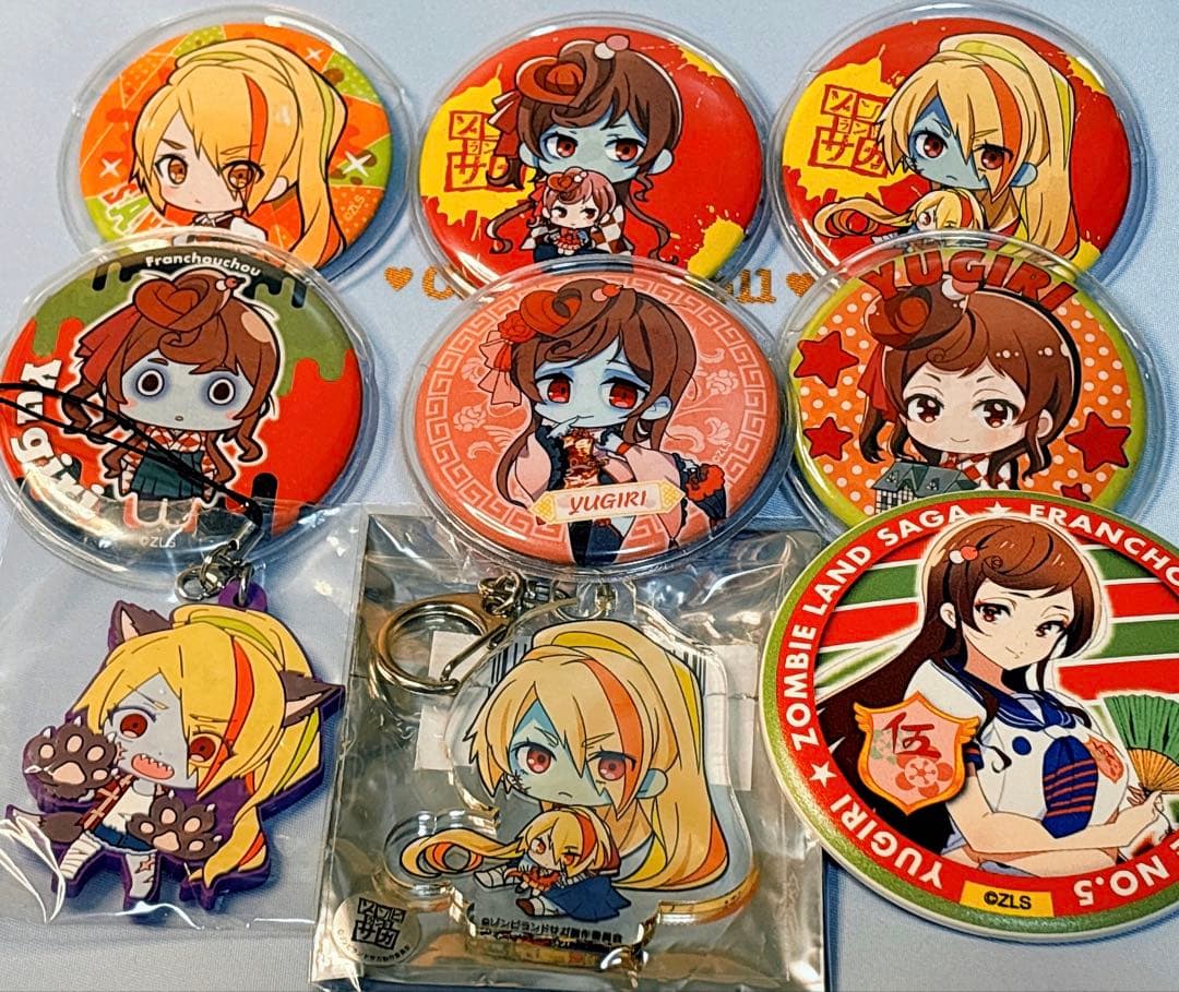 ゾンビランドサガ 缶バッジセット＋α