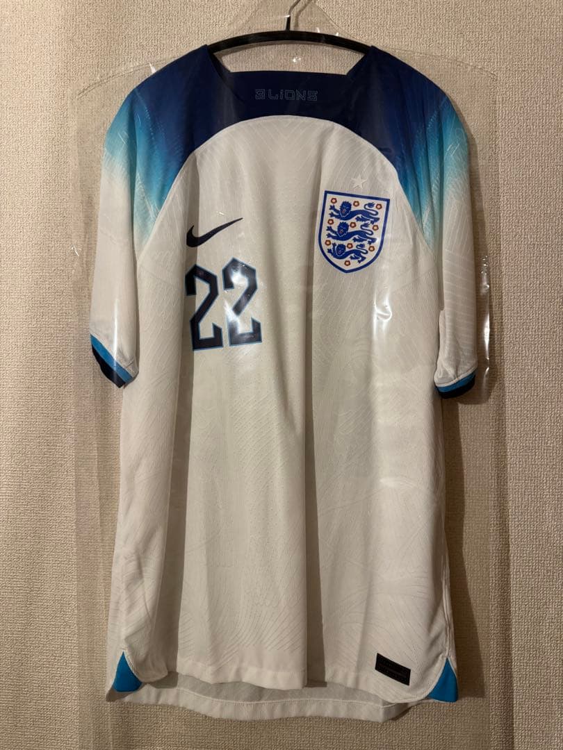 正規 中古 極美品 オーセンティック イングランド 22/23 ベリンガム L