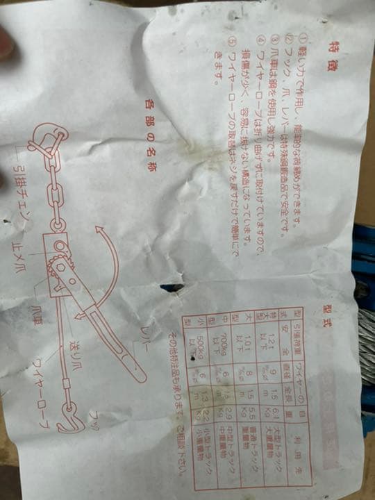 スター印　荷締機　中型　6台未使用品