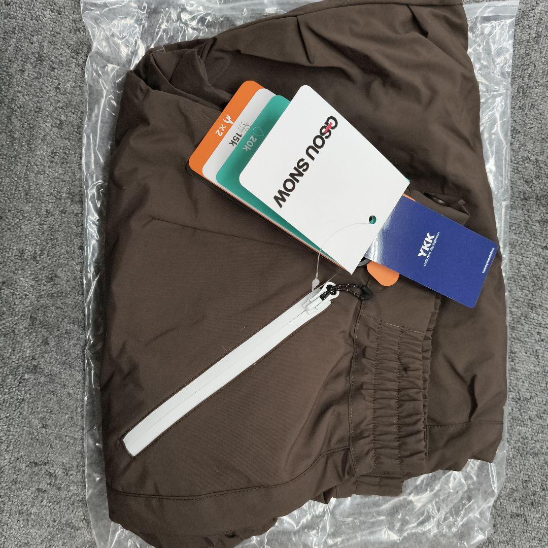 GSOU レディース コーヒー バギー 耐摩耗性 防水 スノーパンツ