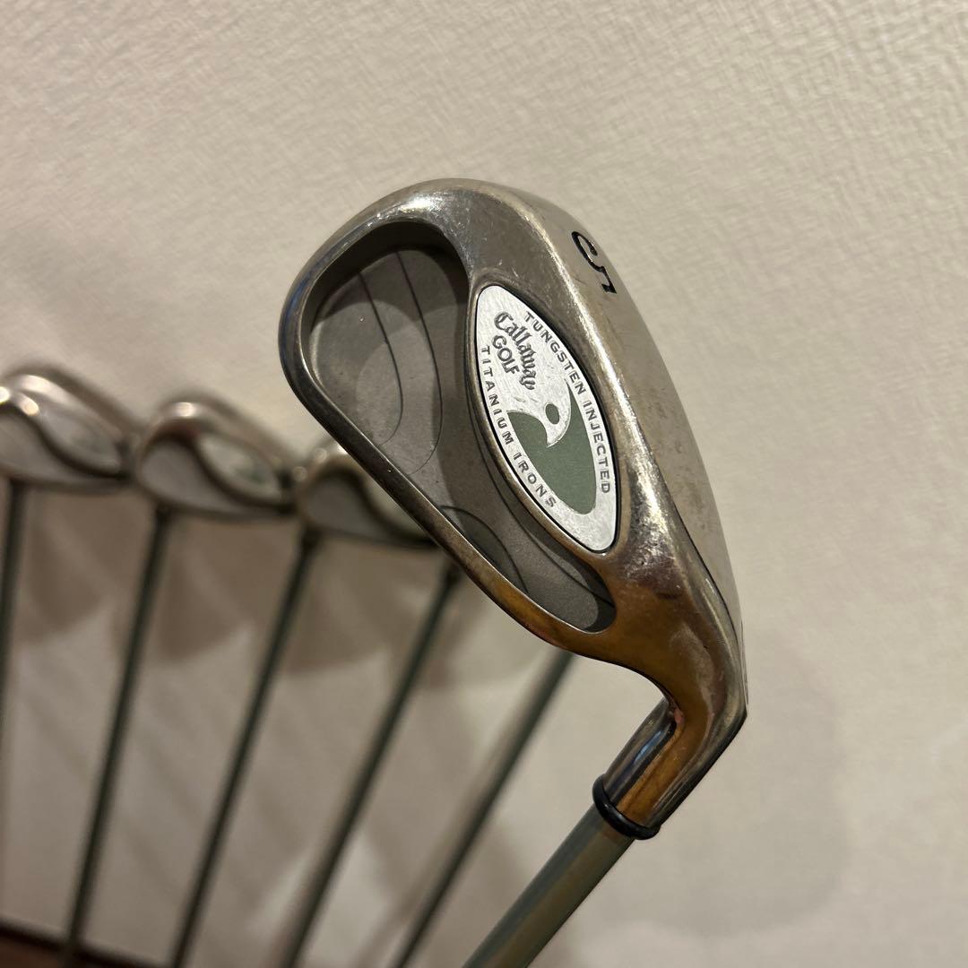 名器ホークアイ　レディースL 8本　右利き　アイアンセット　キャロウェイ