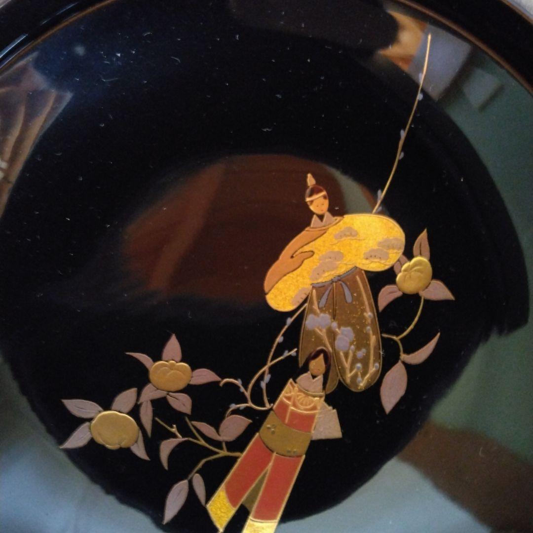 椀　輪島塗　絵変わり　五節句