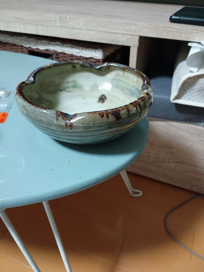 川北半 泥子釜のボウル皿 超希少！