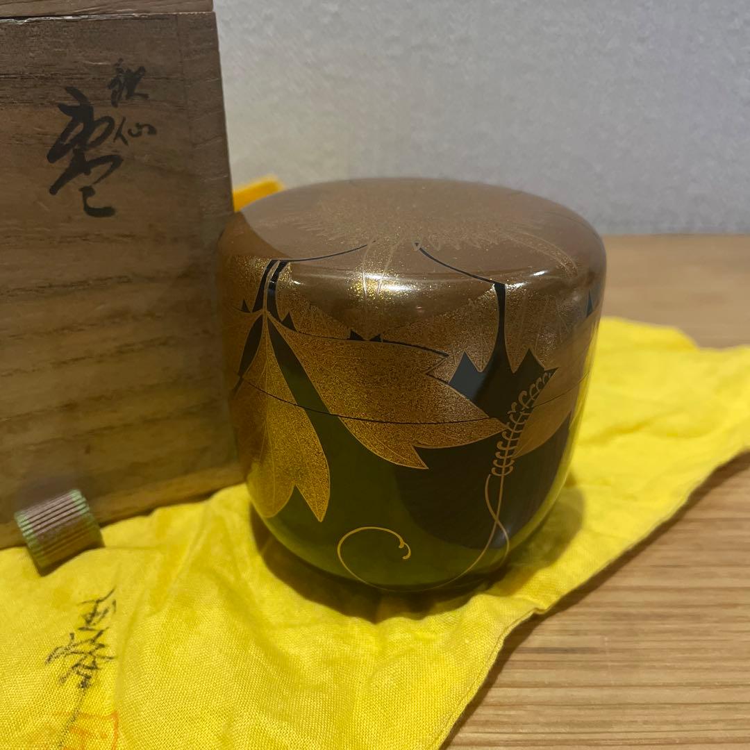 棗☆輪島塗☆寺尾茂雄☆玉峰作☆茶道具☆希少