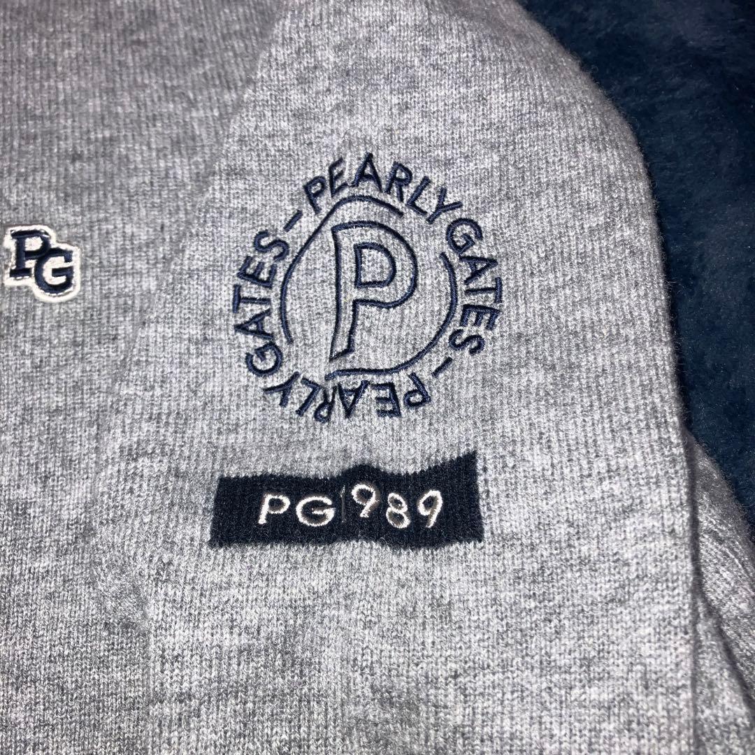 パーリーゲイツ カシミヤ クルーネックニットセーター カシミヤ100 6 グレー