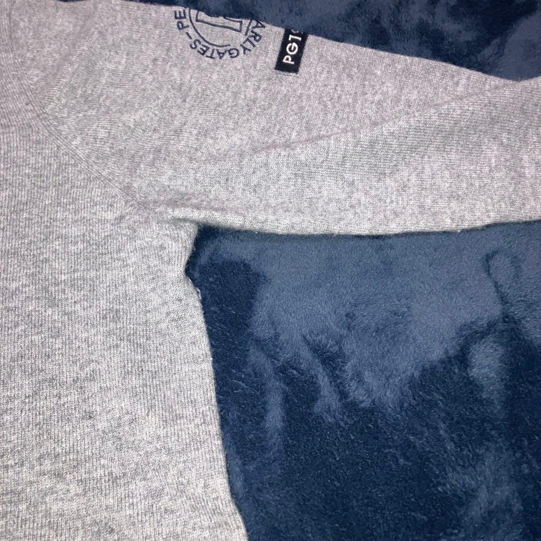 パーリーゲイツ カシミヤ クルーネックニットセーター カシミヤ100 6 グレー