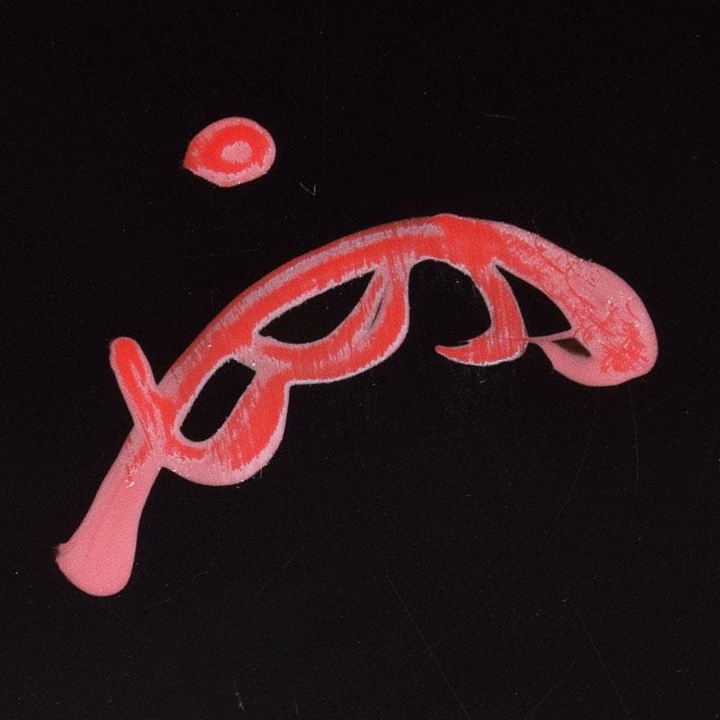 専用　茶道具　塗師中村宗哲作　朱唐草如心好　寸切茶器即中斎極め箱　M　R9252