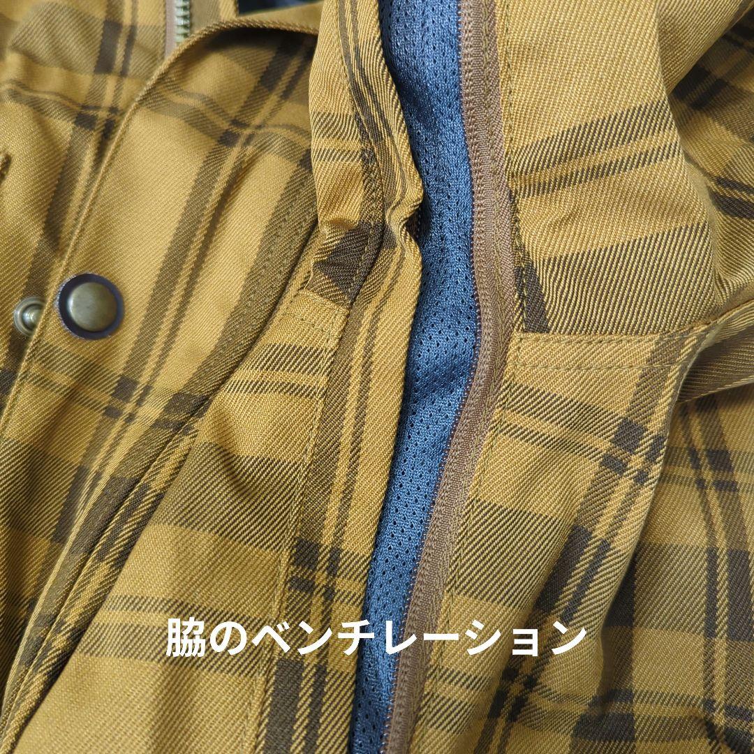 BONFIRE スノーボードウェア 上下セット チェック柄 内側ビニール破れ