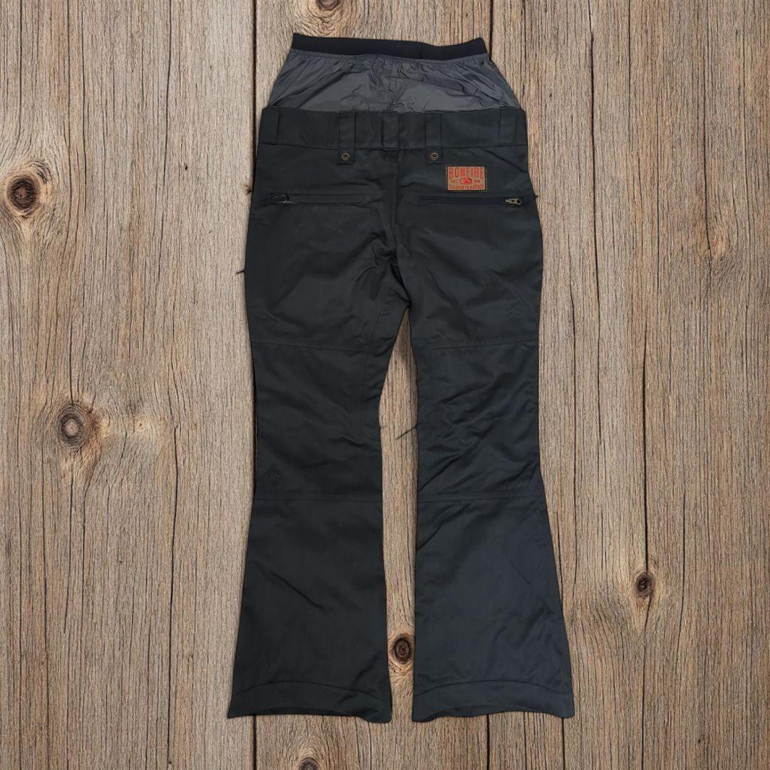 BONFIRE スノーボードウェア 上下セット チェック柄 内側ビニール破れ