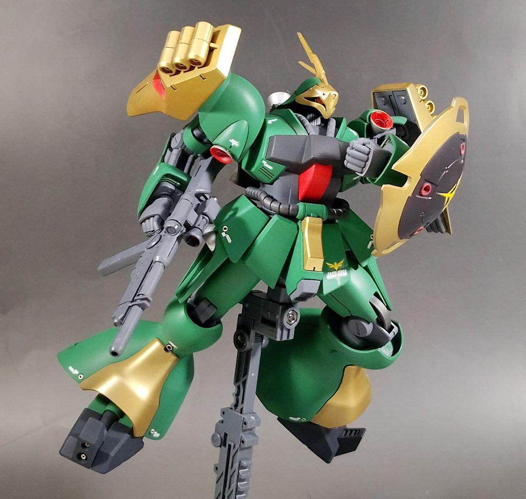 HG HGUC 1/144 ヤクト・ドーガ 改修 全塗装 完成品 ギュネイ・ガス