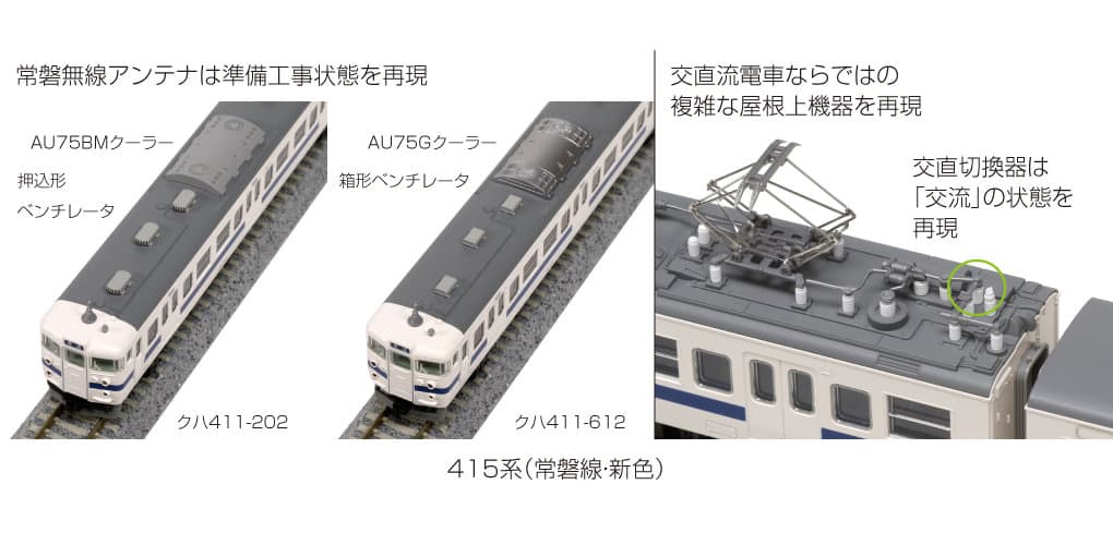 KATO 10-1535 415系(常磐線・新色)7両基本