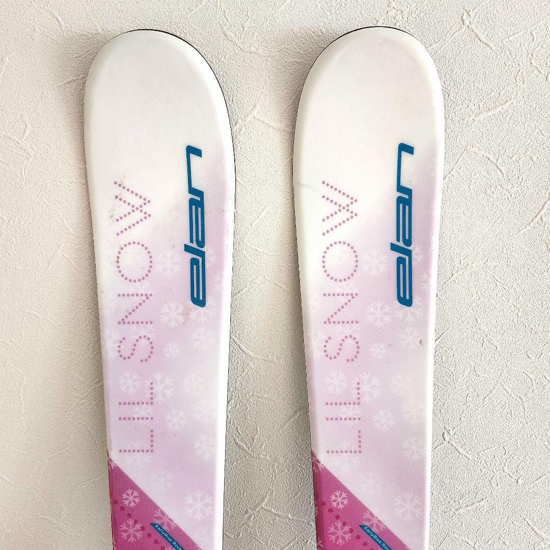 スキー板 エランELAN 140cm ストック 95cmセット 子ども用