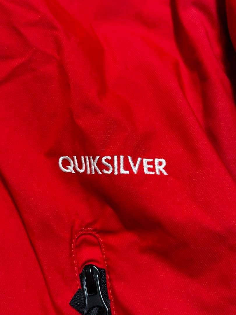 QUIKSILVER 赤 ジャケット Lサイズ スキー　スノーボード