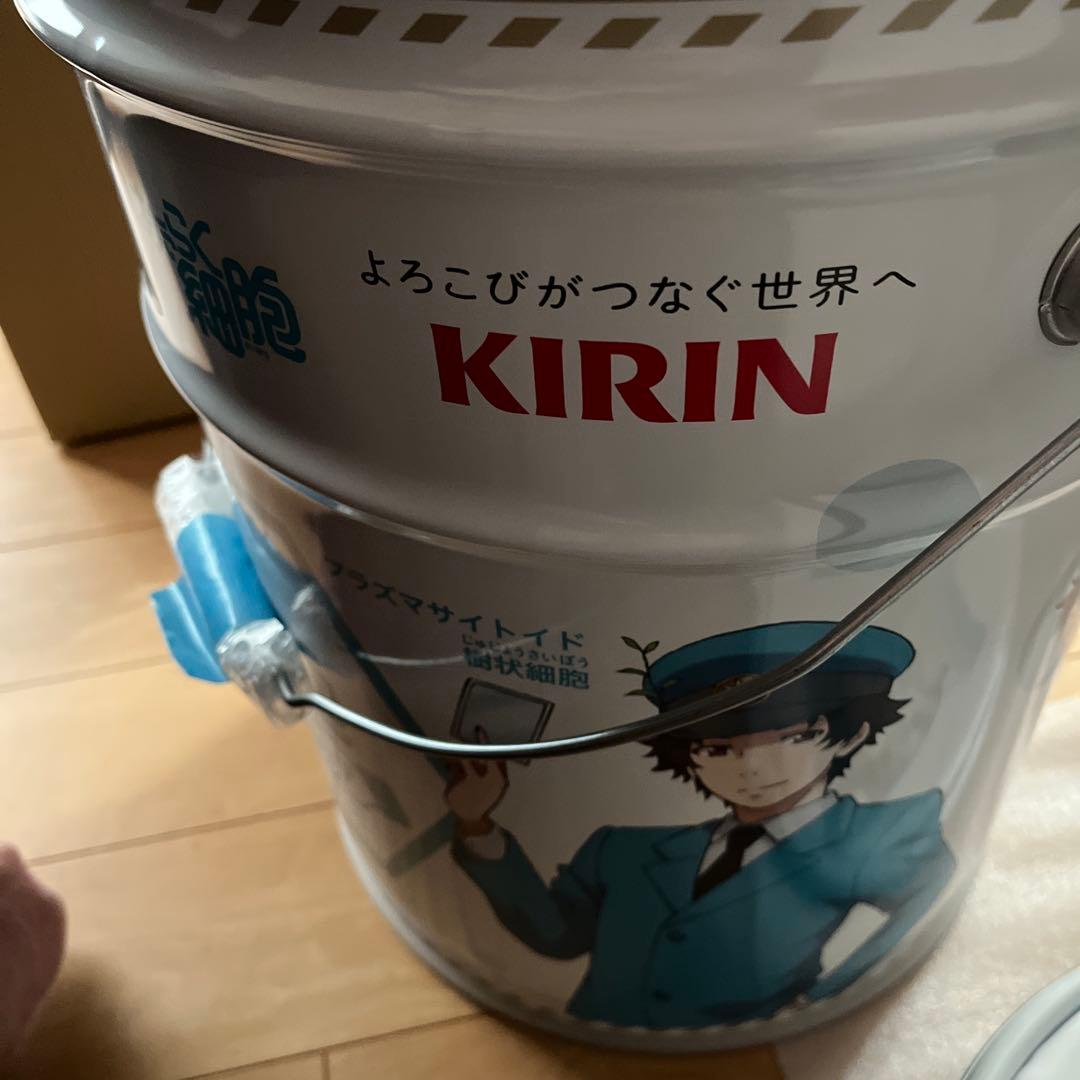 はたらく細胞　免疫謎解きキャンペーンA賞　オリジナルペール缶　当選品