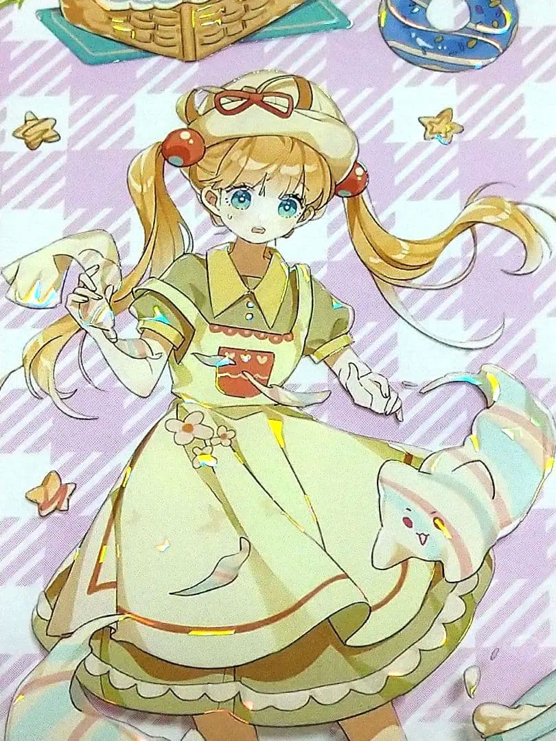 J1109＃魔法面包屋(贝壳光)Dailylife切り売り海外人物マステ女の子