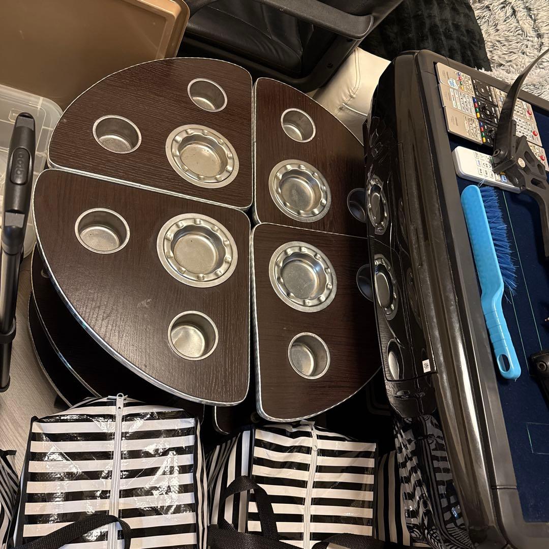 電動麻雀　卓　　　激安セット、イス、テーブルセット売り即使えます値下げしました