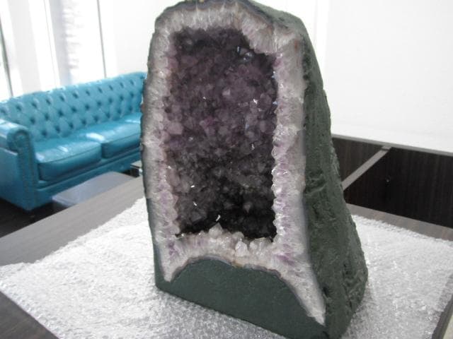 アメジストドーム 天然石 パワーストーン 紫水晶 置物 約27㎏