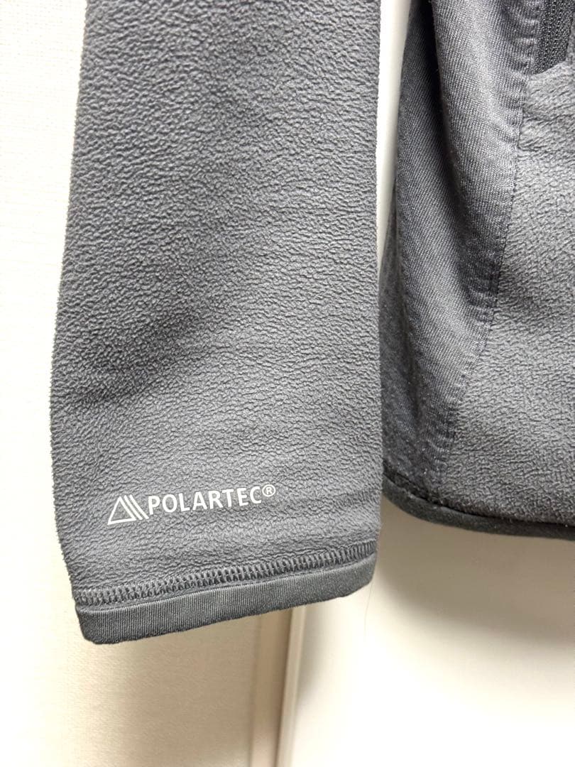 Burton ak457 マイクロフリース　フルジップジャケット　グレー L