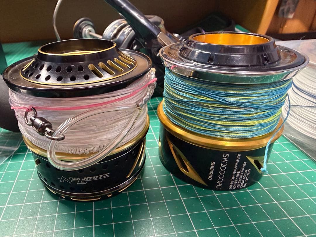 シマノ ステラ SW20000PG 純正スプール、23000スプール付き